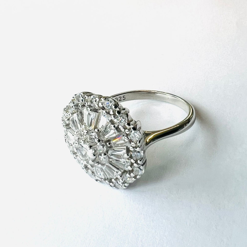 Anillo vintage abanico