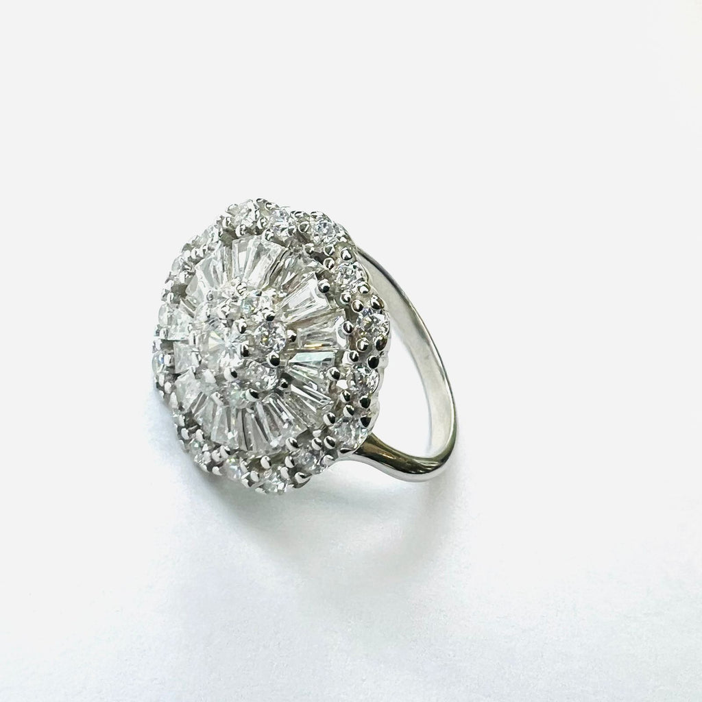 Anillo vintage abanico