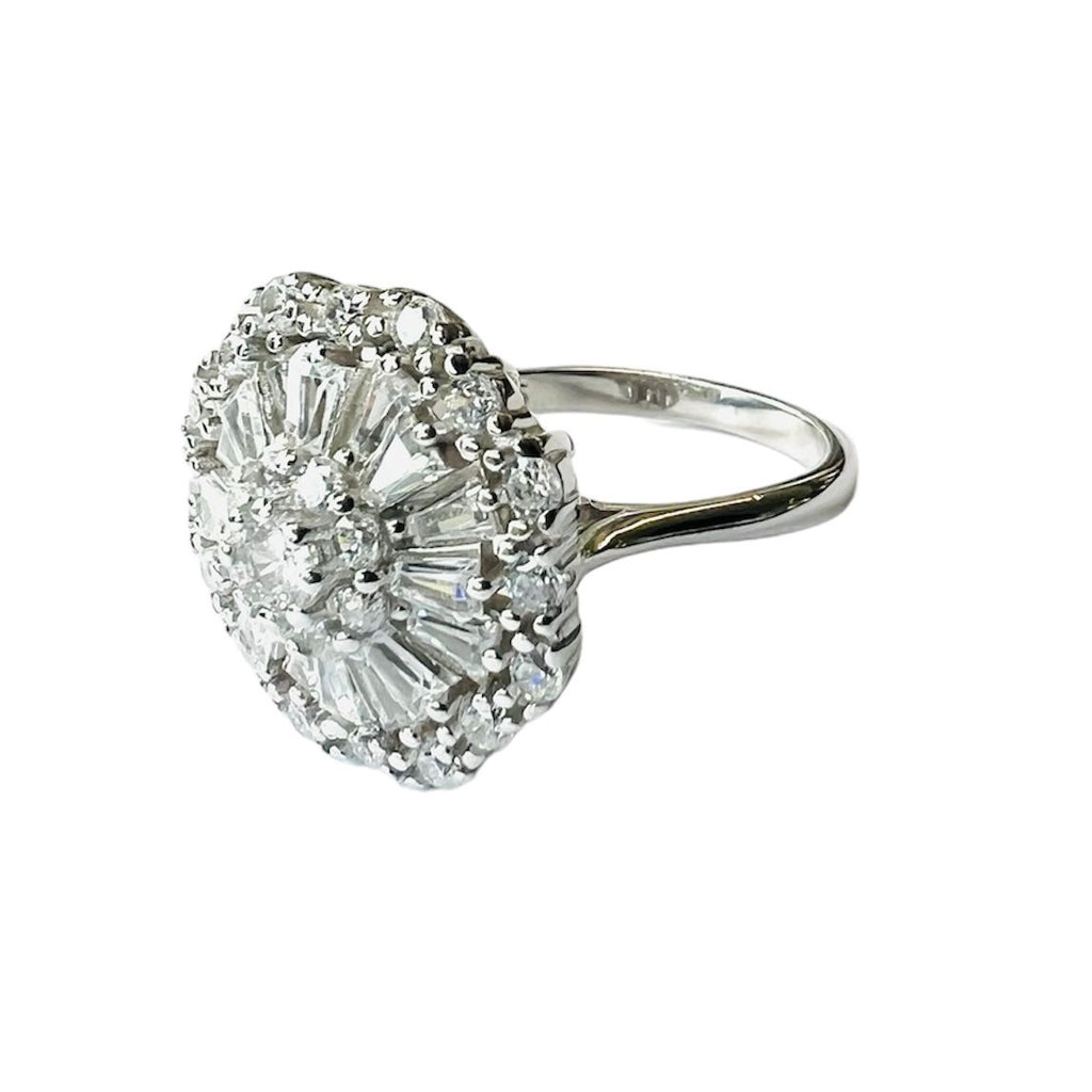 Anillo vintage abanico