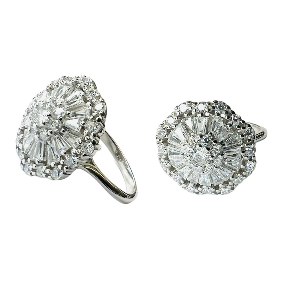 Anillo vintage abanico