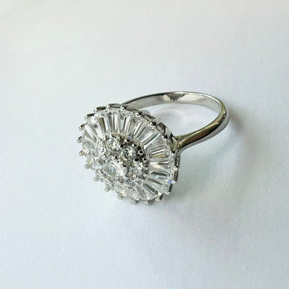 Anillo plata 925,  Vintage, Modelo Umbrella