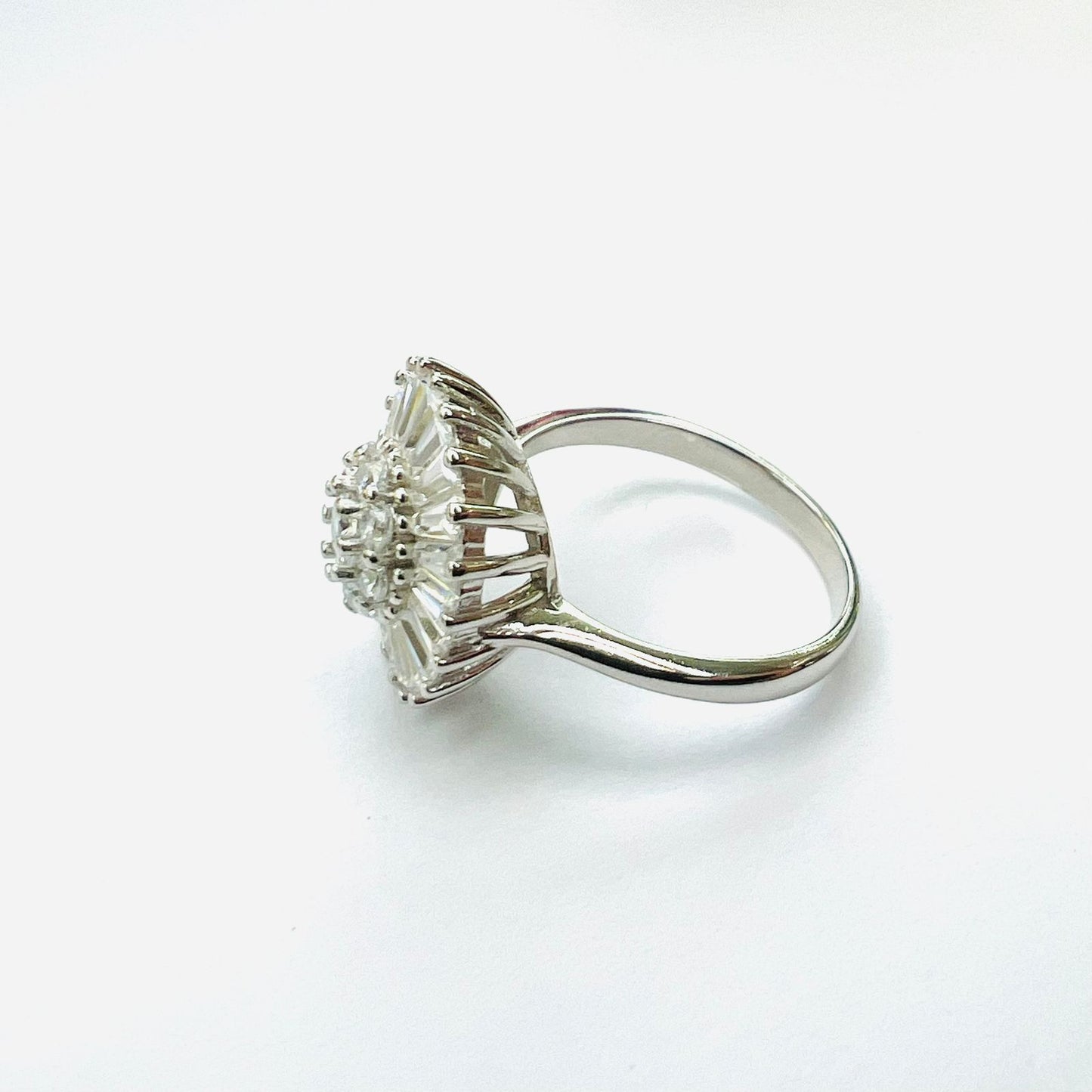 Anillo plata 925,  Vintage, Modelo Umbrella