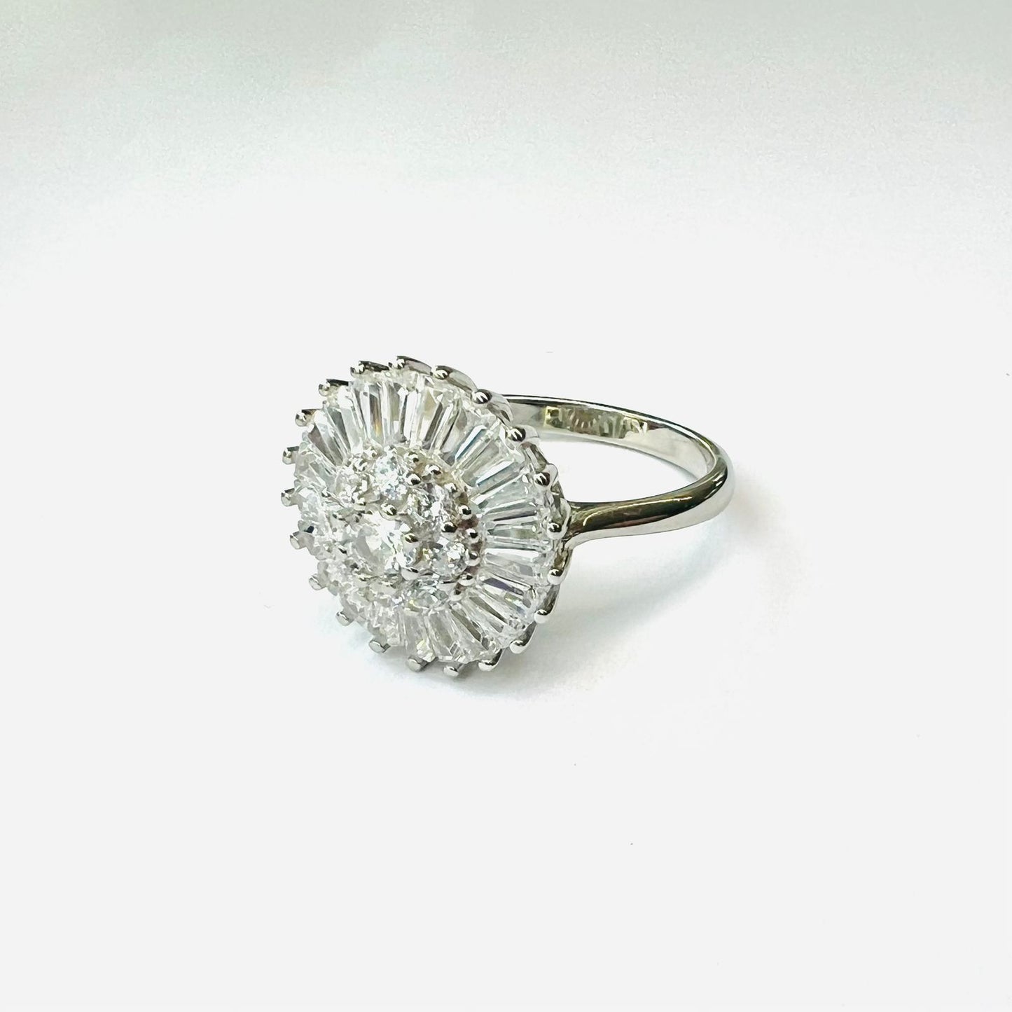 Anillo plata 925,  Vintage, Modelo Umbrella