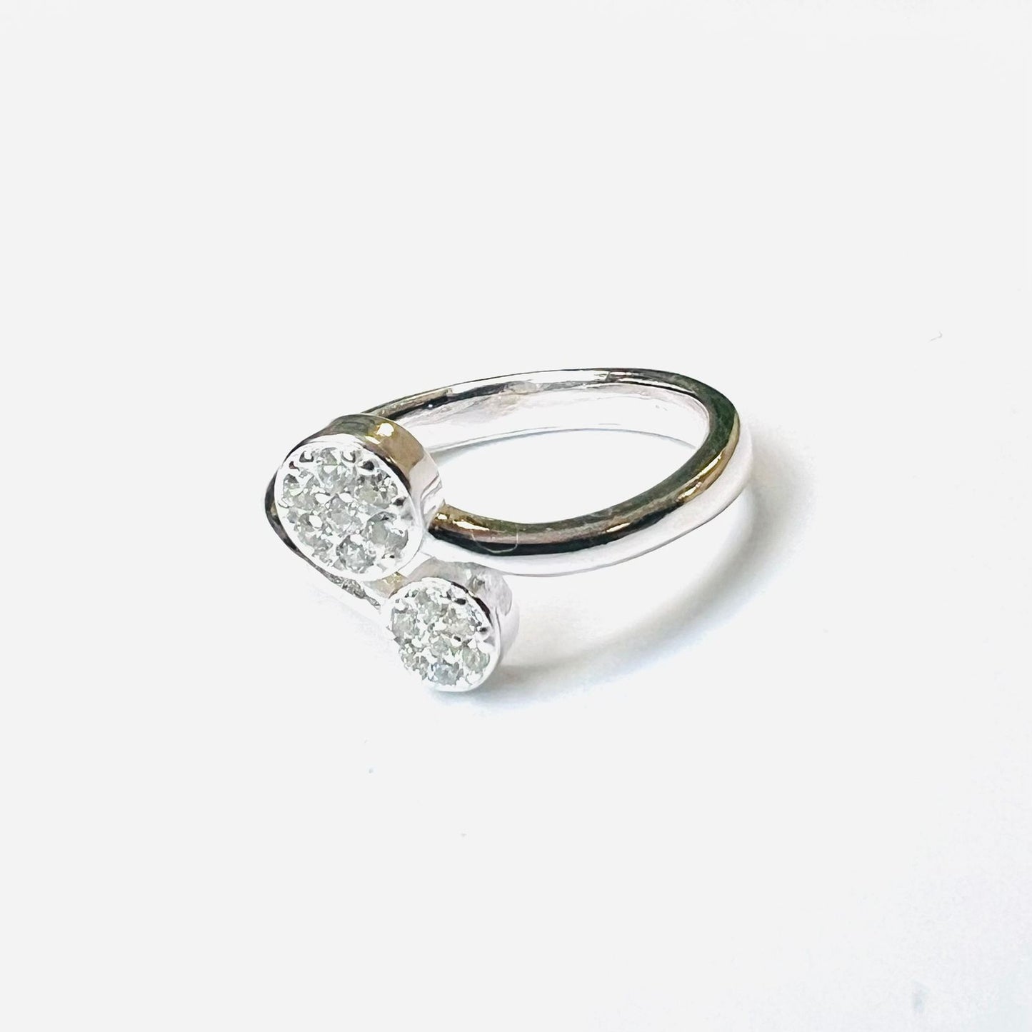 Anillo plata 925 , doble circulo