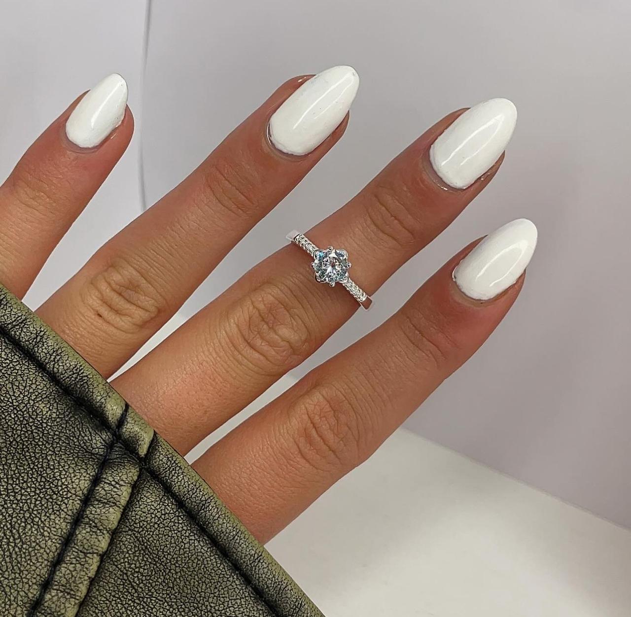 Anillo Solitario Alto - Plata 925