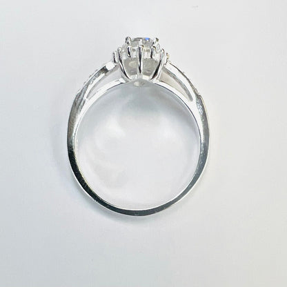 Anillo plata 925 solitario sun central