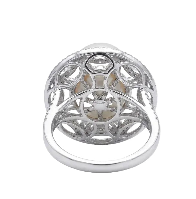Anillo Rosetón Déco - Anillo Oro 18k