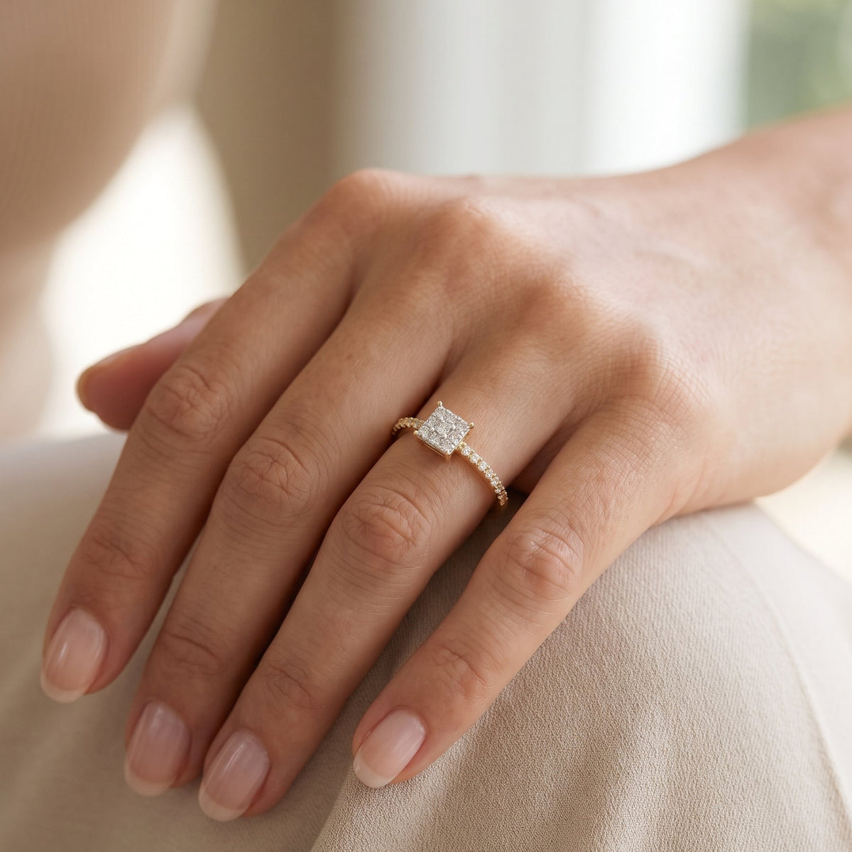 Anillo Catalina - Anillo Oro 18k