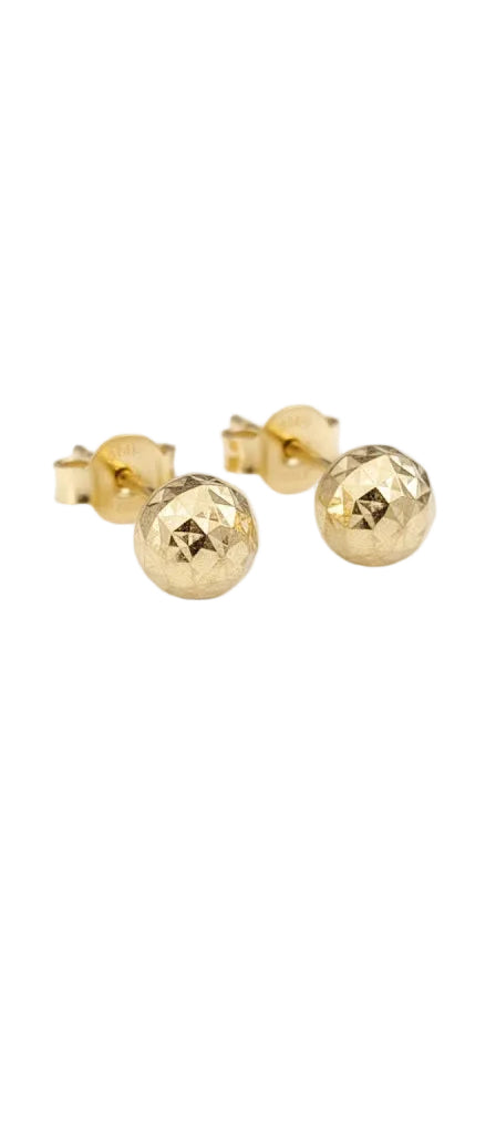 Aros Bola de Fuego - Aros Oro 18K