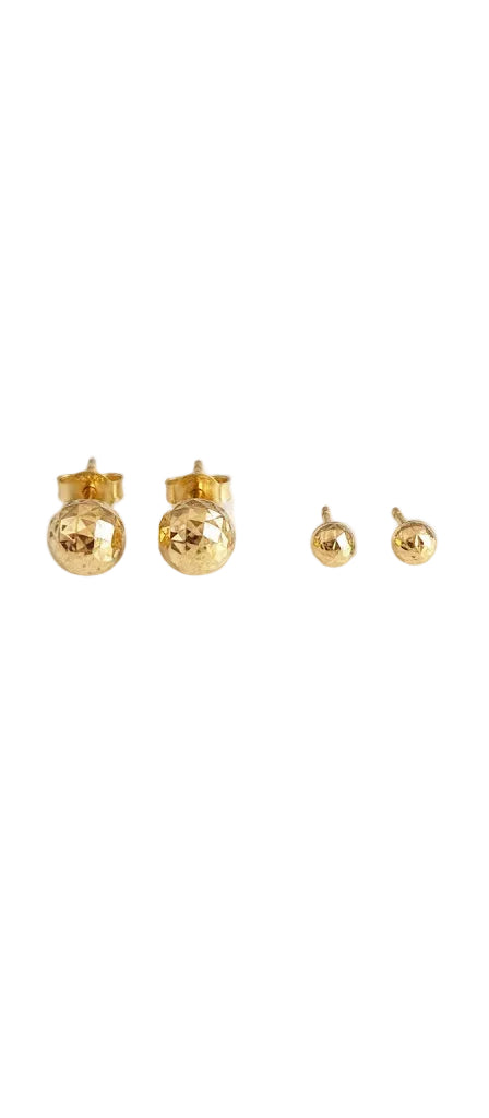 Aros Bola de Fuego - Aros Oro 18K