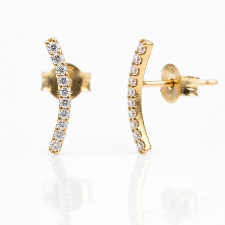 Aros Barita Star - Aros Oro 18K