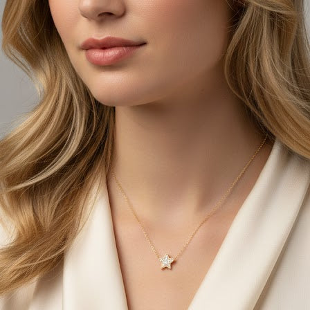 Collar Estrellita - Collar Oro 18K