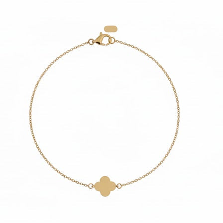 PULSERA FLOR CUATRO PETALOS