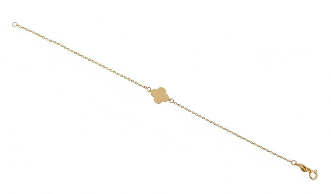 PULSERA FLOR CUATRO PETALOS