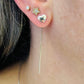 Aros largos en plata