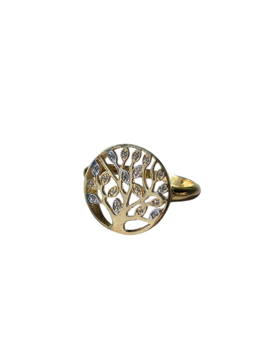 Anillo Oro 18 Kilates Árbol de la vida
