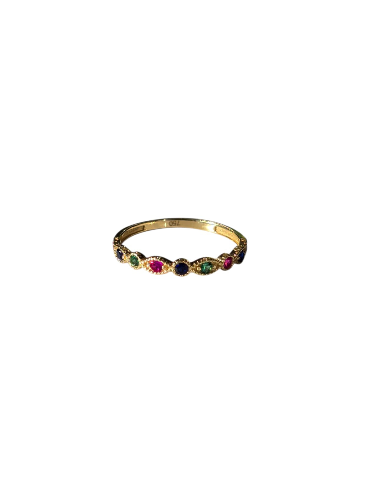 Anillo oro 18k Colores del mundo