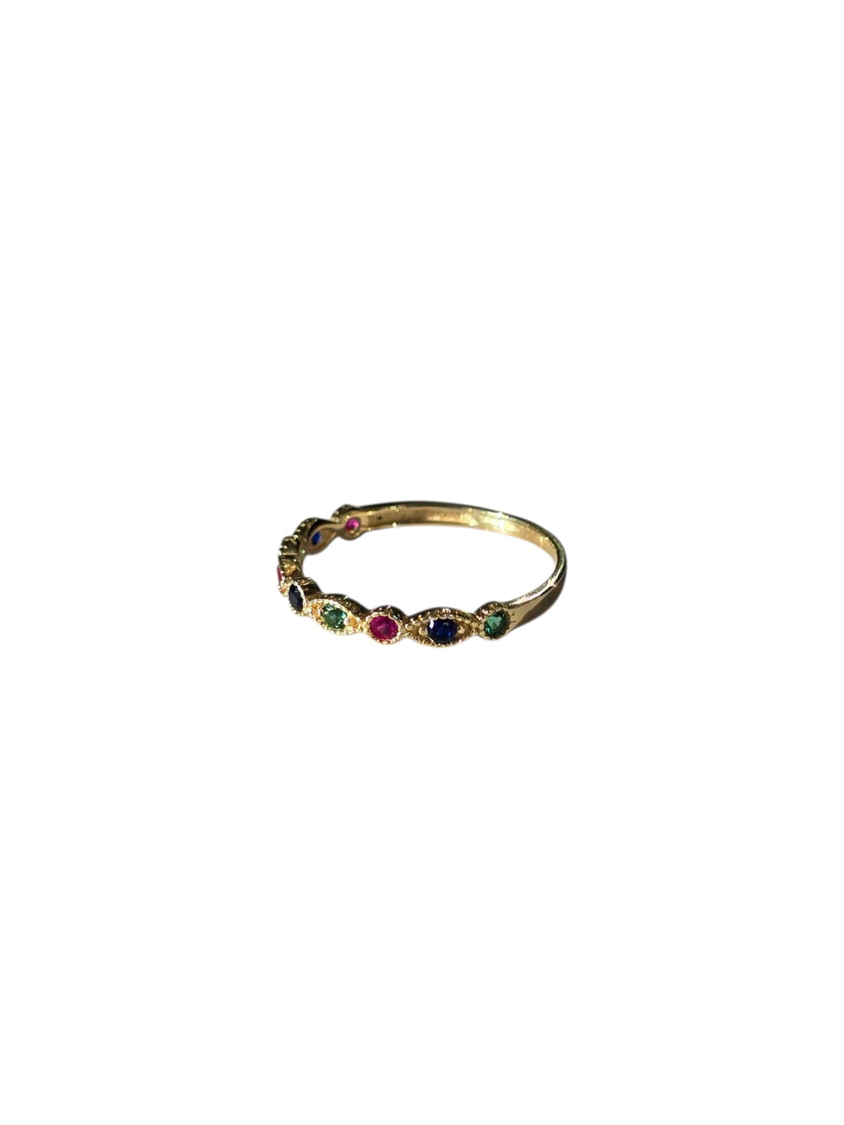 Anillo oro 18k Colores del mundo