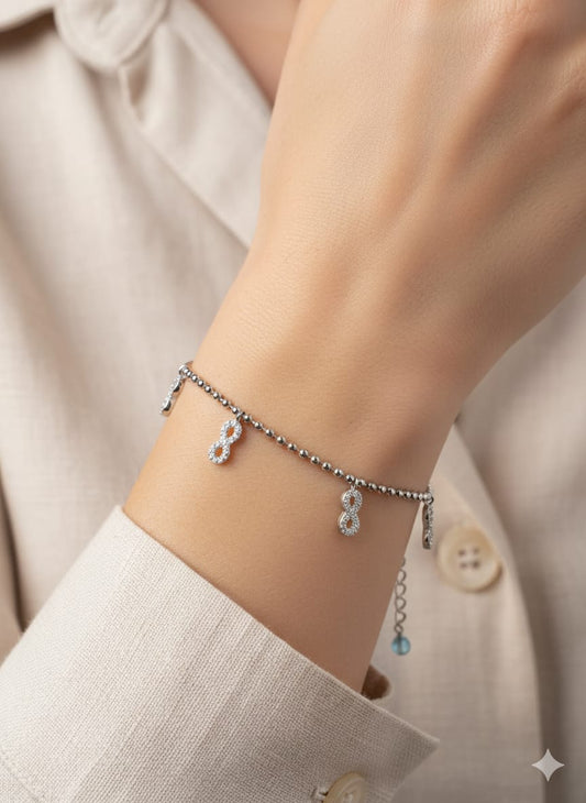 Pulsera Plata 925 Infinito