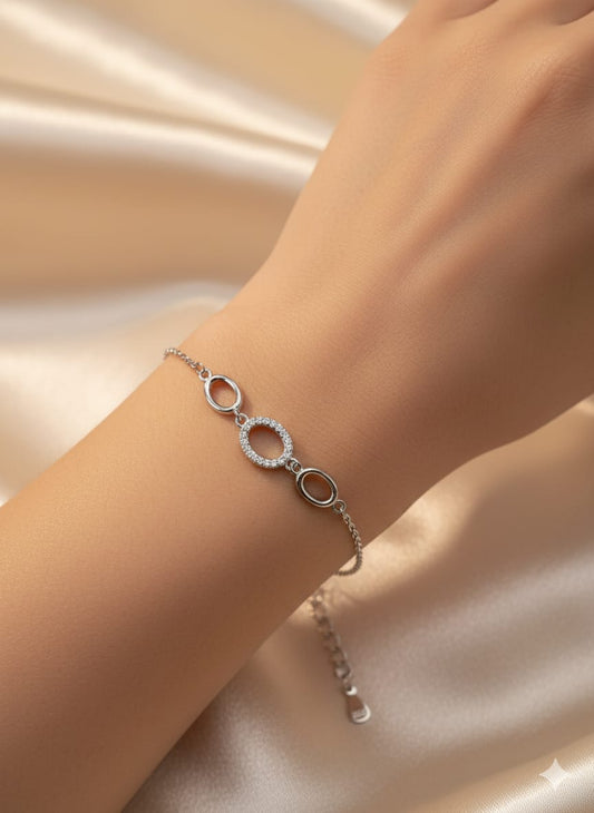 Pulsera Plata 925 Ovales