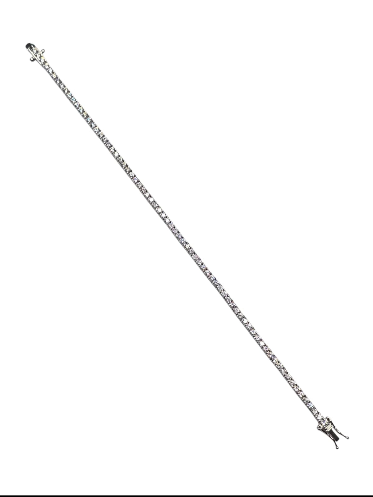 Pulsera Plata 925 Tennis Gruesa