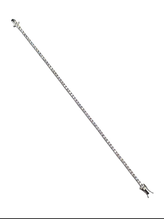 Pulsera Plata 925 Tennis Gruesa