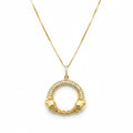 Collar Doble Pantera - collar Oro italiano 18k