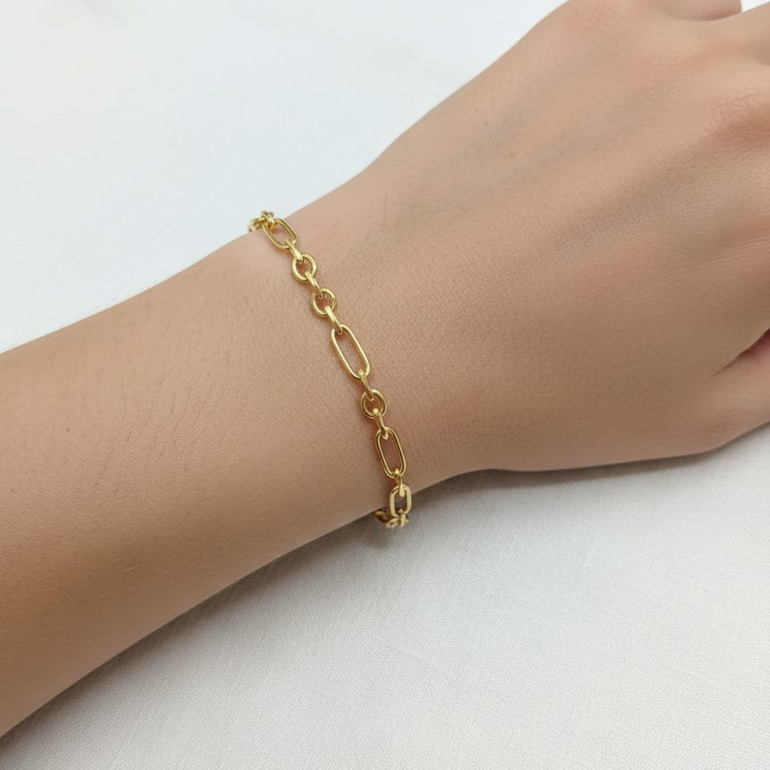 Pulsera Cuore - Pulsera Oro Italiano 18k