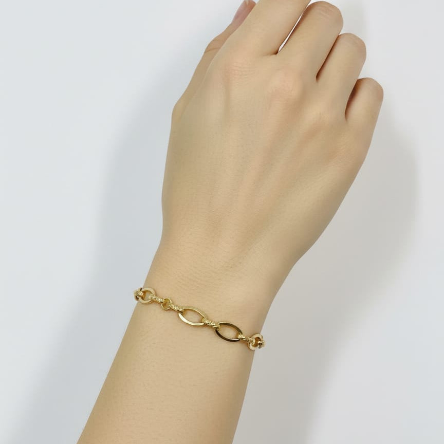 Pulsera Fiore - Pulsera Oro Italiano 18K