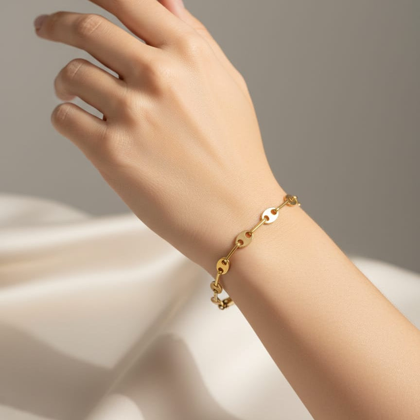 Pulsera Sole - Pulsera Oro italiano 18K