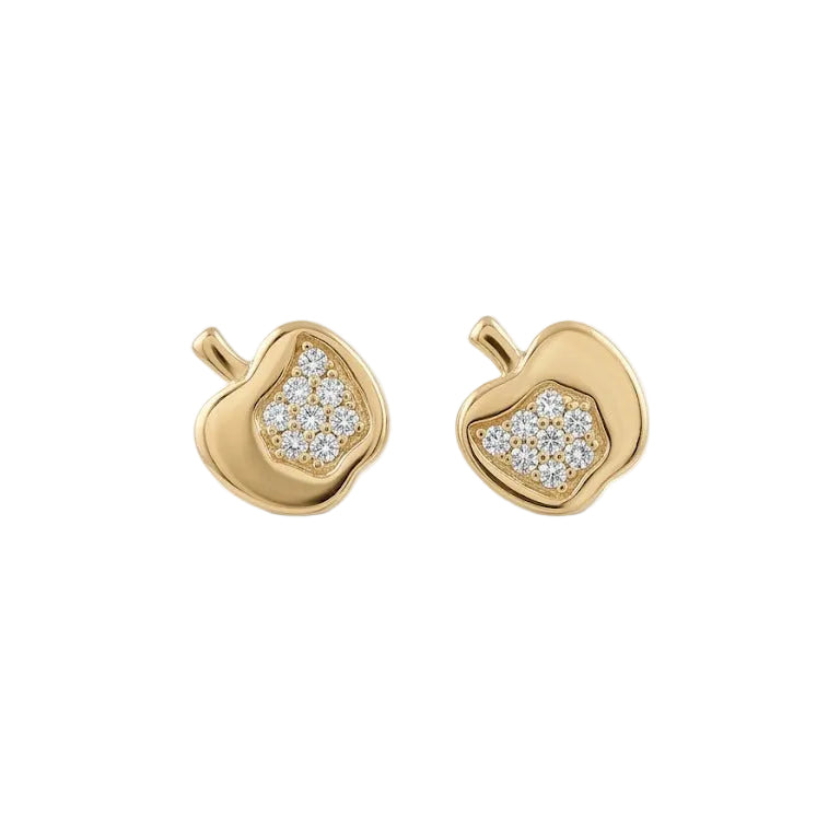 Aros Manzanas Mini - Aros Oro Italiano 18K