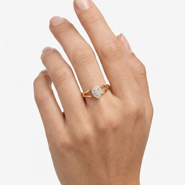 Anillo Rocío Imperial en Oro - Anillo Oro italiano 18K