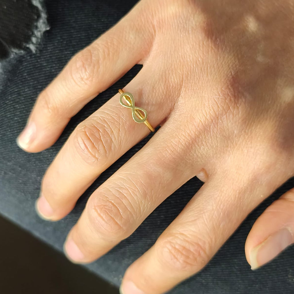 Anillo Infinity Oro - Anillo Oro italiano 18K