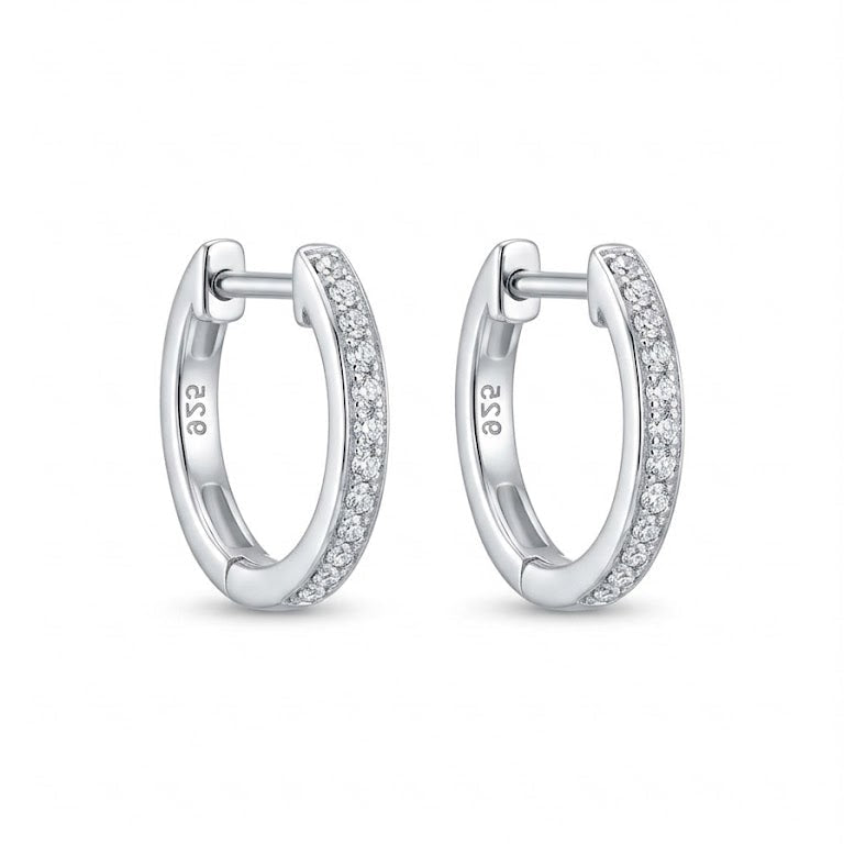 Aros Argollas Eclat- Aros plata 925