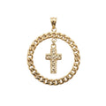 Colgante Círculo de Fe - Colgante Oro 18K