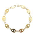 Pulsera Calabrote Plano - Pulsera Oro Italiano 18k