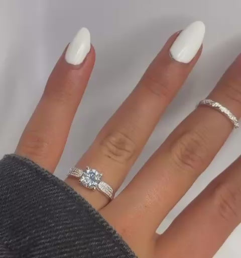 Anillo plata 925 cuerpo doble