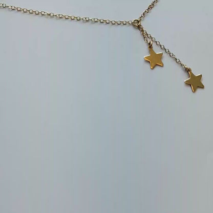 Collar Oro Amarillo 18 Kilates Estrella Colgante