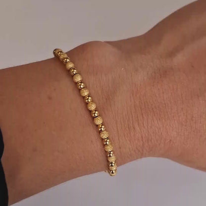 Pulsera Oro Gold Pearl