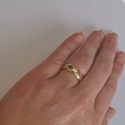 Anillo Oro 18 Kilates Rayo de Oro