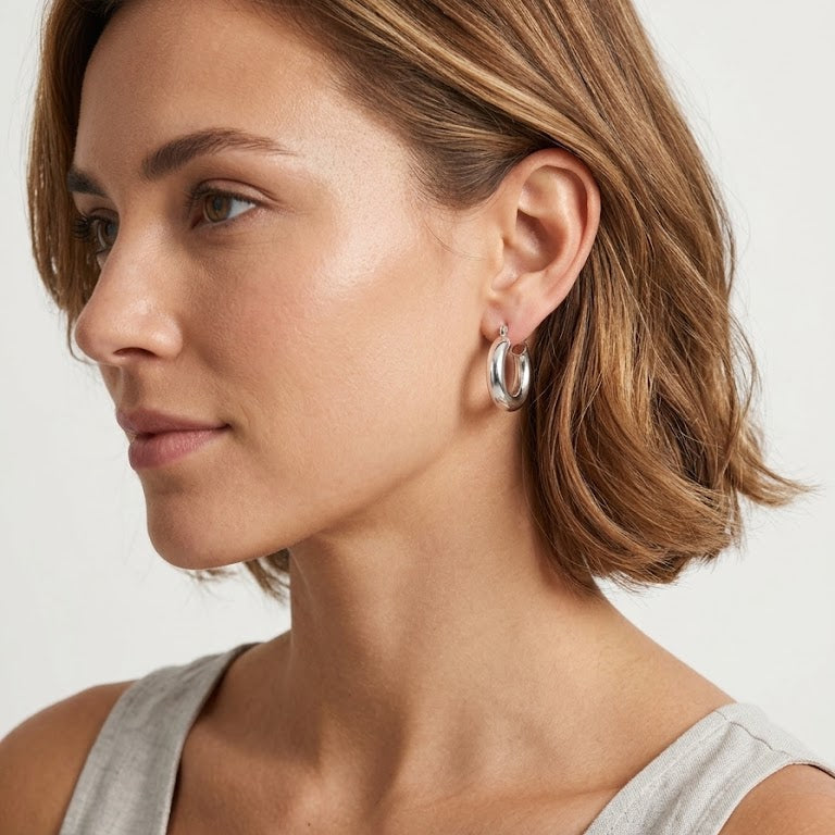 Aros Argollas Bold - Aros plata 925
