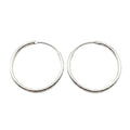 Aros Argollas Sinfín Clásicas - Aros plata 925