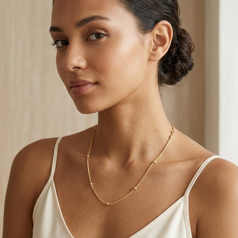 Collar Órbita - Collar Oro 18k