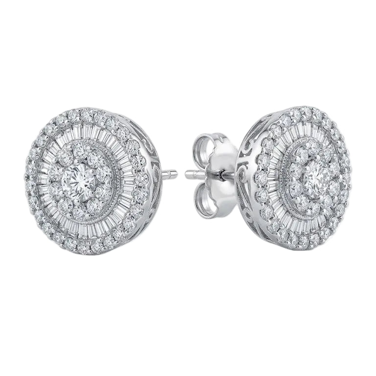 Aros Sinfonía de Diamantes - Aros Oro 18K