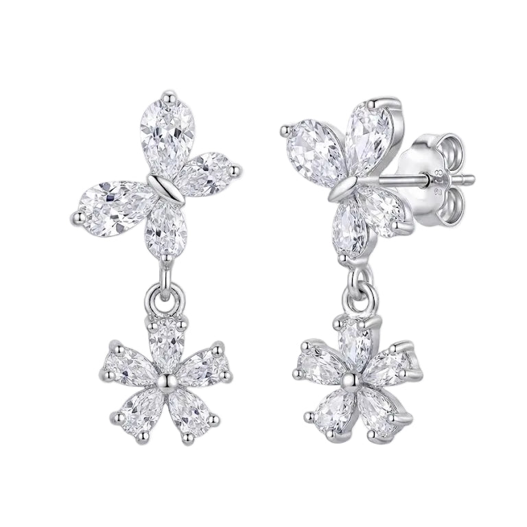 Aros Flora & Flutter - Aros plata 925