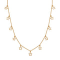 Collar Lluvia de Estrellas - Collar Oro 18k