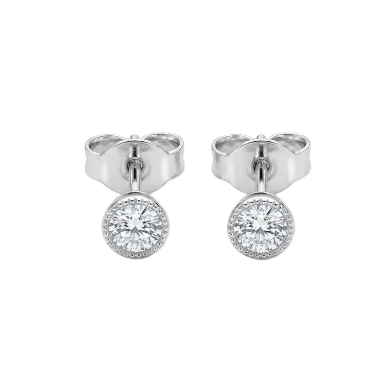 Aros Milgrain - Aros Oro 18K