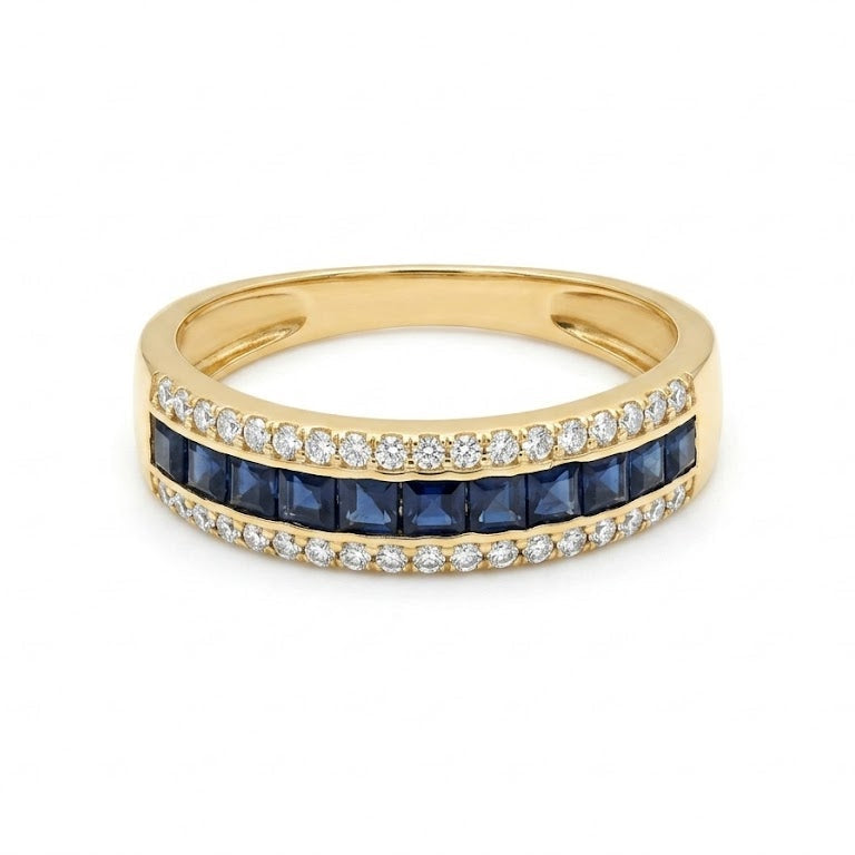 Anillo Zafira - Anillo Oro 18k