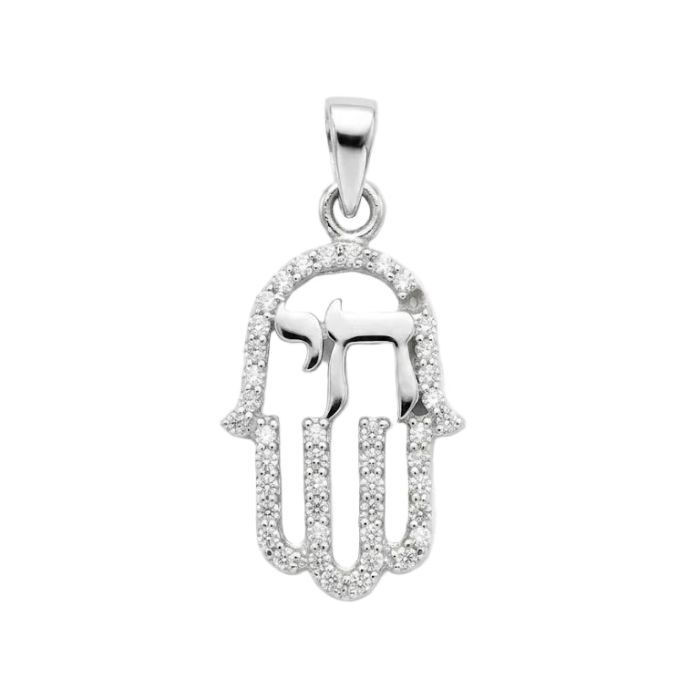 Colgante Mano Hamsa - Colgante Oro 18K