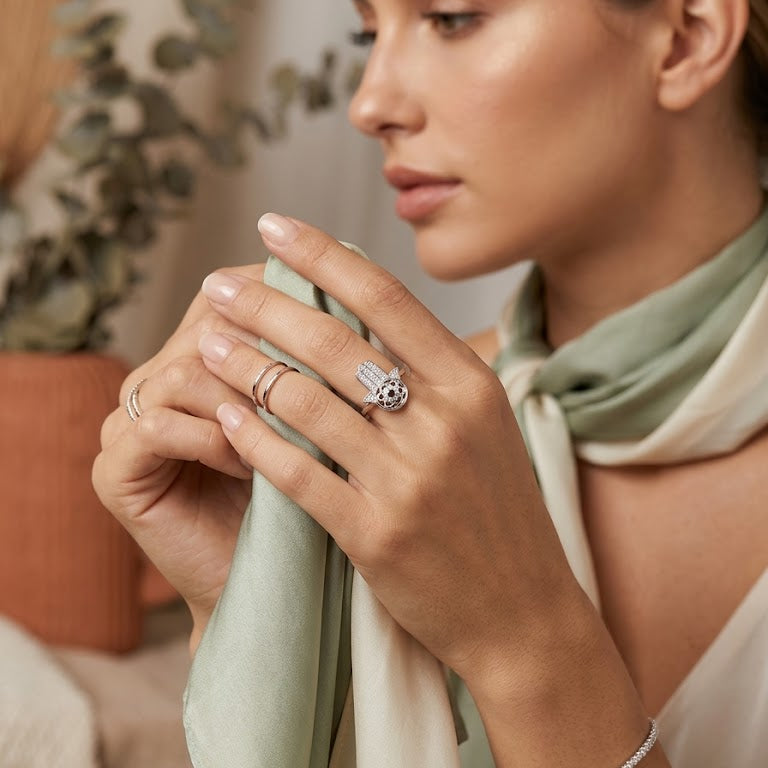 Anillo Jamsa Alma Negra - Oro 18k